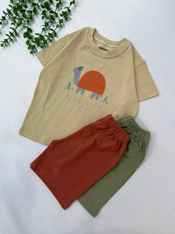 ست تیشرت شلوارک فانتزی بچه گانه